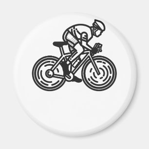 speed cyclist magnet
