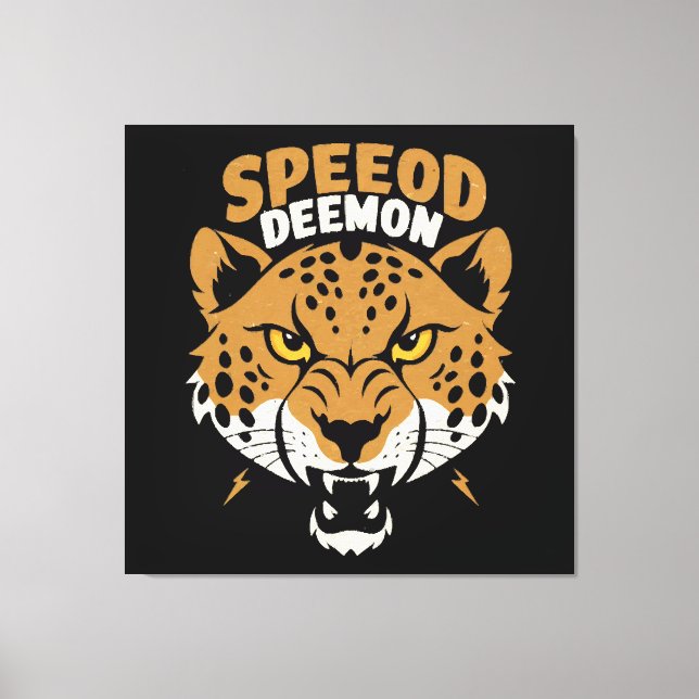 Speed Demon Canvas Print (Front)