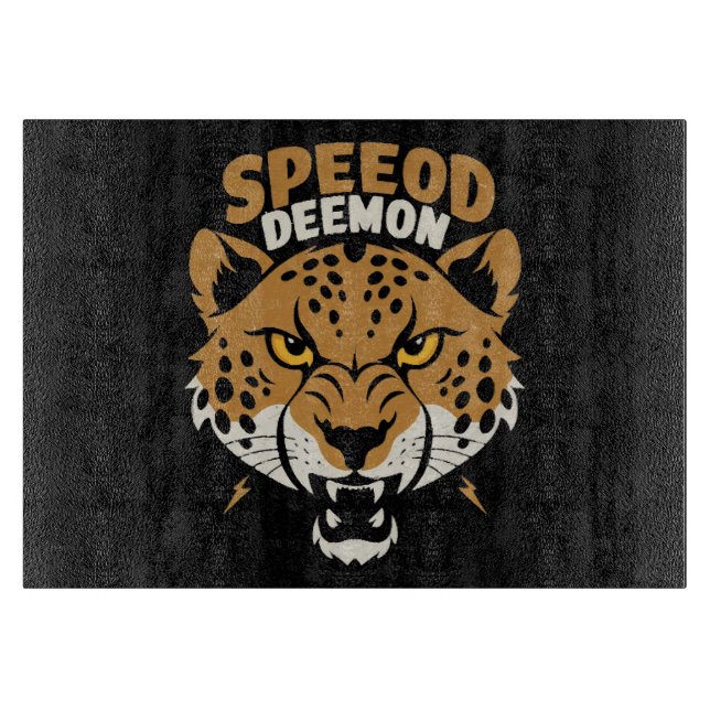 Speed Demon Cutting Board (Front)