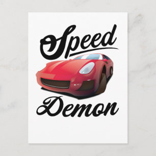 Speed Demon Postcard