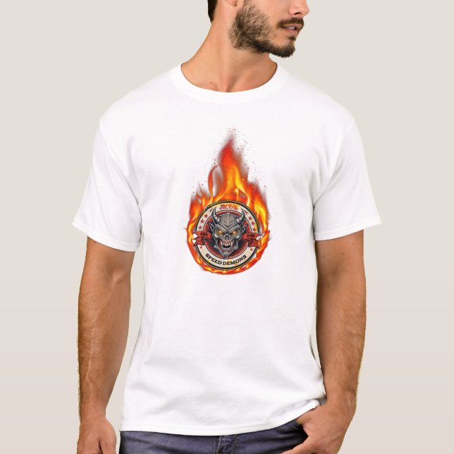 Speed Demons: Ride Hard T-Shirt (Front)