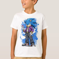 Speed Drip – Urban Sonic Style Kids' T-ShirT-Shirt