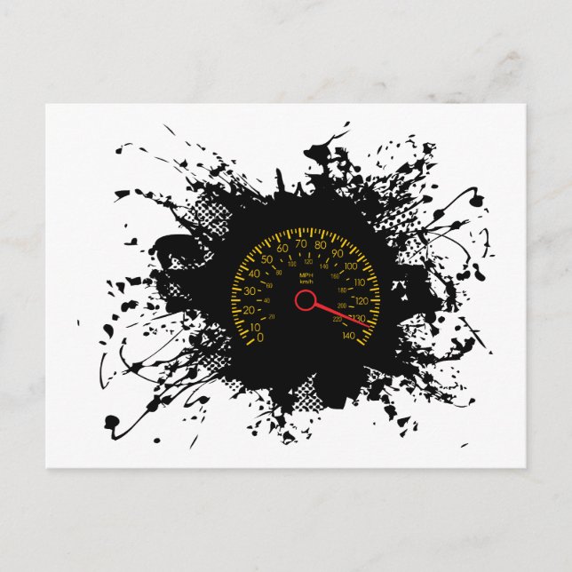Speed Emblem Urban Style 2 Postcard (Front)