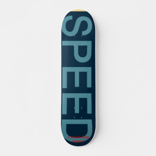 SPEED LIBERTY DOG PRO COMPETITION SKATEBOARD (Front)