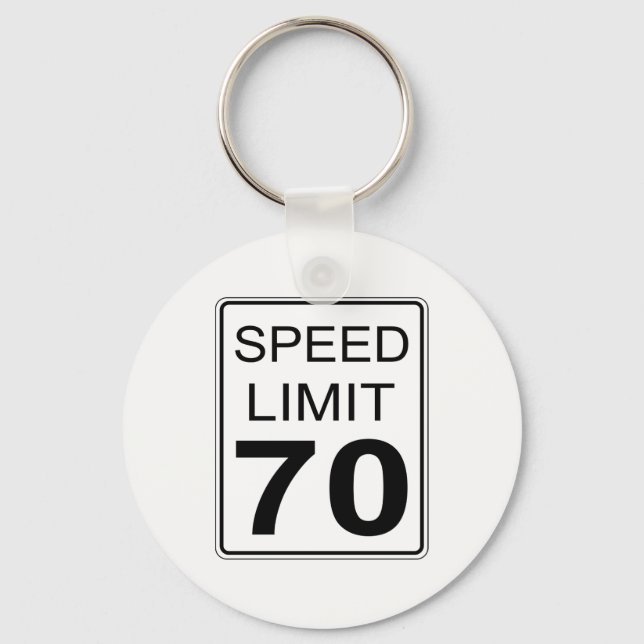 Speed Limit Key Ring (Front)