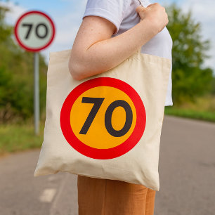 Speed Limit Seventy Tote Bag