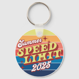 Speed Limit Summer 2025 Sunset Key Ring