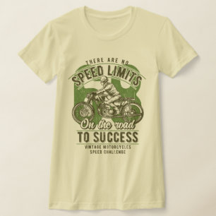 Speed Limits distressed vintage rider motorcycle T-Shirt