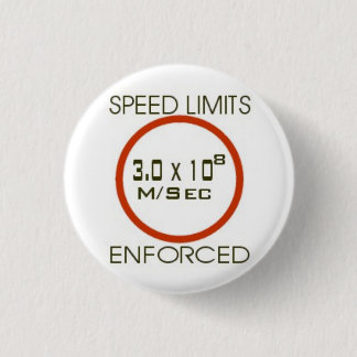 Speed limits enforced button