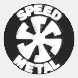SPEED METAL LOGO - Airbrushed Sticker