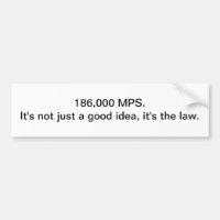 Speed of Light Sticker