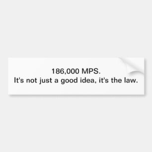 Speed of Light Sticker