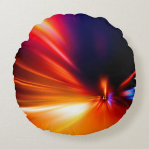 speed on night roadabstract,background,motion,blur round cushion