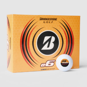 Speed Orange Logo Golf Ball