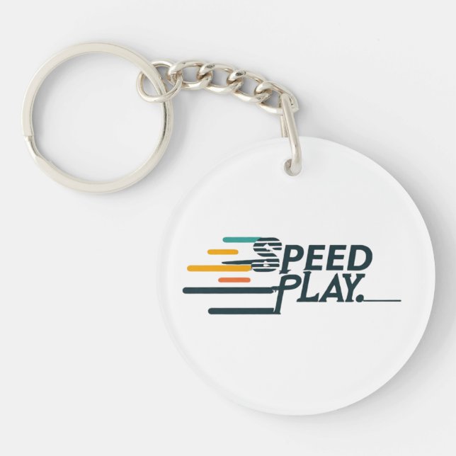 Speed Play Acrylic Key Ring (Front)