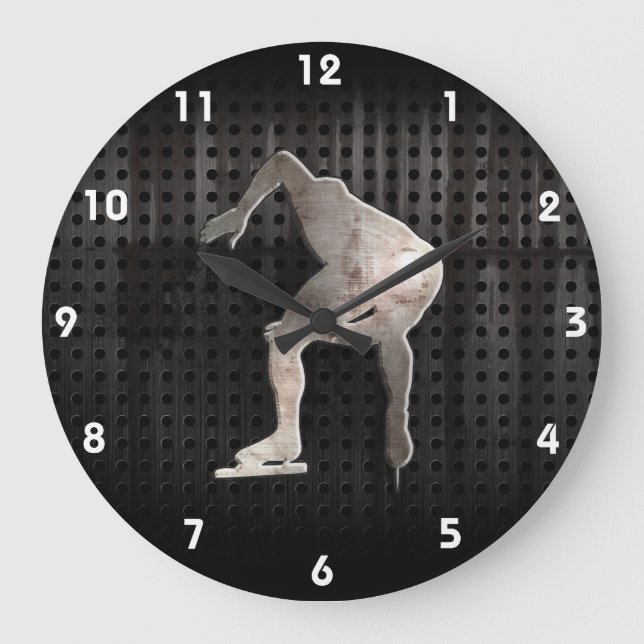 Speed Skater; Cool Large Clock (Front)
