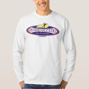Speed Skater Oval - Long Sleeve T T-Shirt
