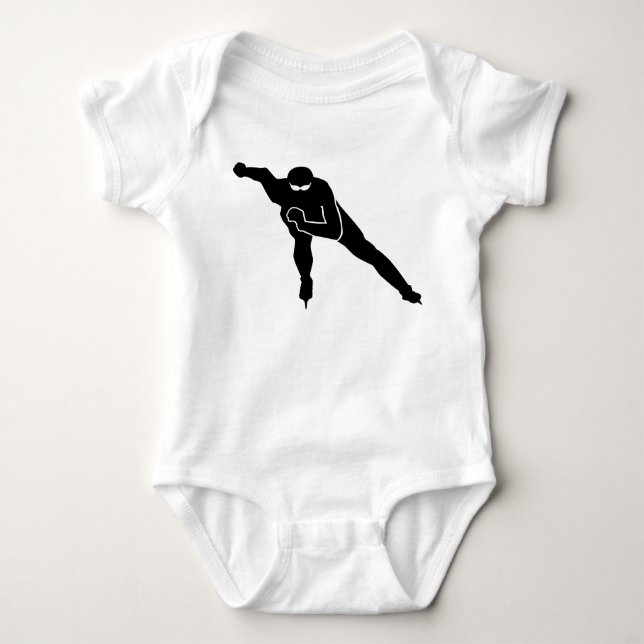 Speed skating baby bodysuit (Front)