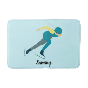 Speed Skating Bath Mat