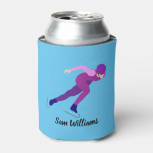 Speed Skating Can Cooler