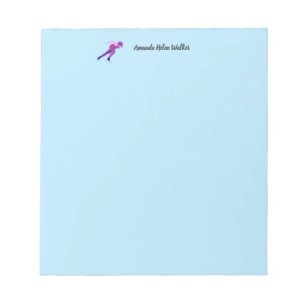 Speed Skating Notepad