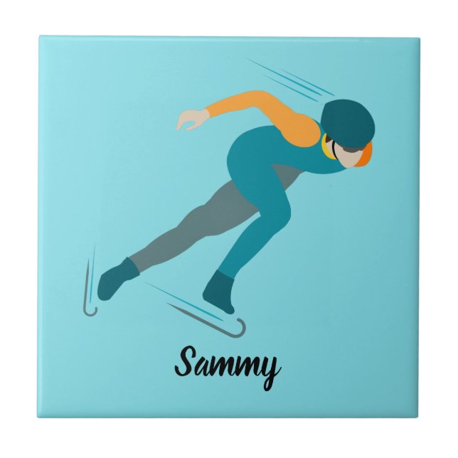 Speed Skating Tile (Front)