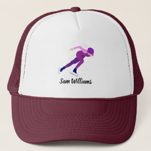 Speed Skating Trucker Hat