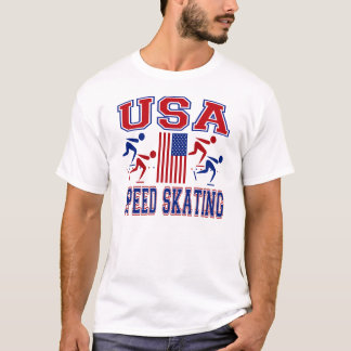 Speed Skating United States T-Shirt