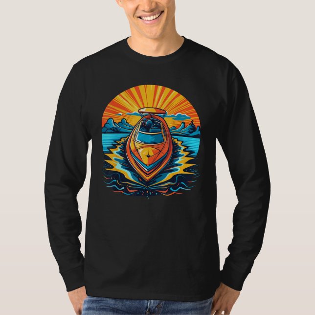 Speedboat for boating T-Shirt (Front)