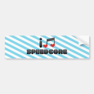 Speedcore Bumper Sticker