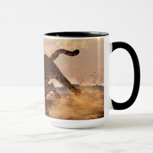 Speeding Cheetah Mug