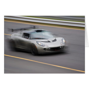 Speeding Sports Car