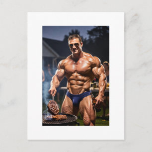 Speedo Chronicles: BBQ Beast Mode Postcard