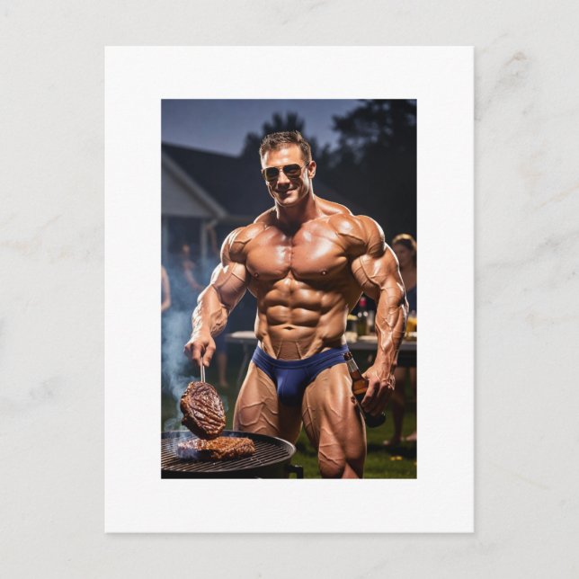 Speedo Chronicles: BBQ Beast Mode Postcard (Front)