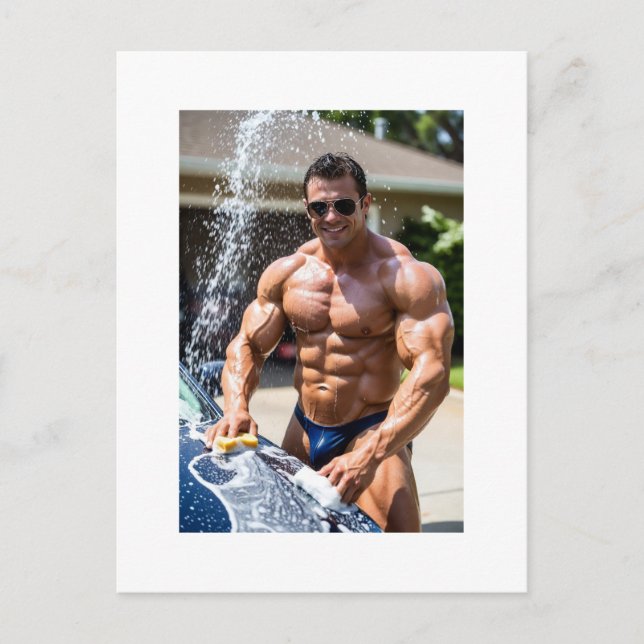 Speedo Chronicles: Car Wash Hero Postcard (Front)