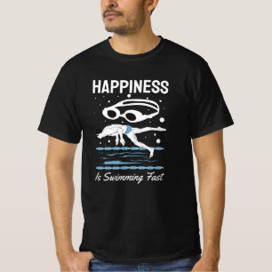 Speedo Swimmer - Happiness is Swimming Fast T-Shirt