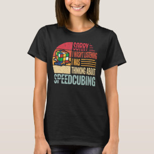 Speedsolving Speedcuber Speedcube Speed Cuber vint T-Shirt