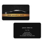 Speedy Car Outline Automotive Business Cards