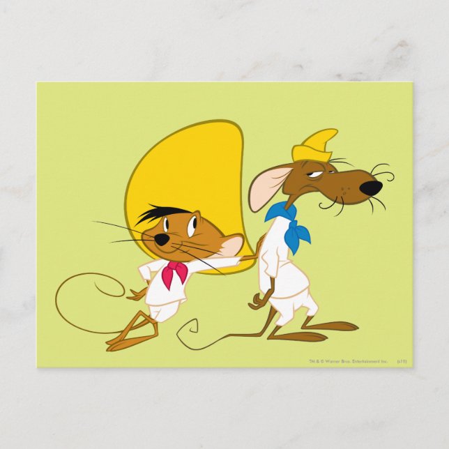 SPEEDY GONZALES™ and Slowpoke Postcard (Front)