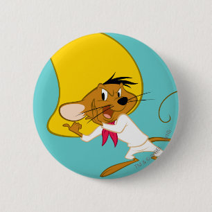 SPEEDY GONZALES™ in Colour 6 Cm Round Badge
