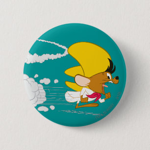 SPEEDY GONZALES™ Running in Colour 6 Cm Round Badge