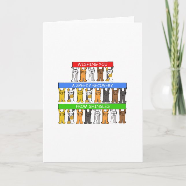 Speedy Recovery from Shingles. Card (Front)
