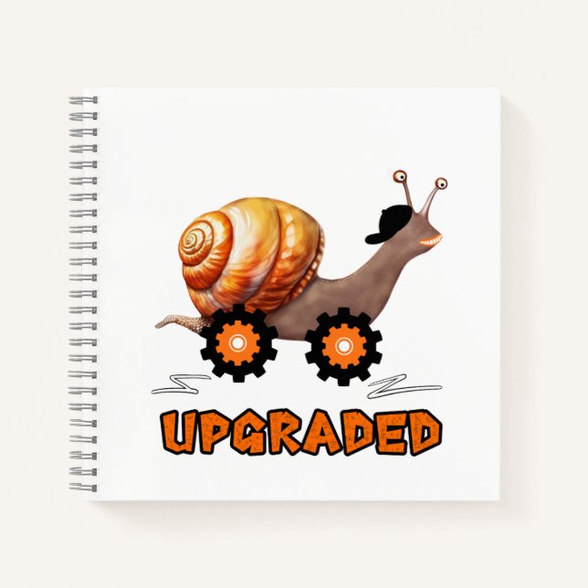 Speedy snail notebook (Front)