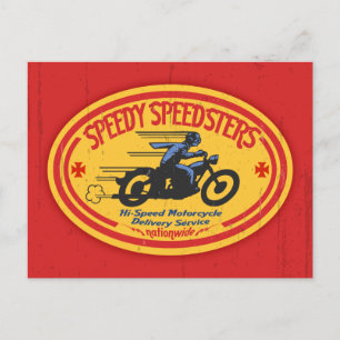 Speedy Speedsters -ov Postcard