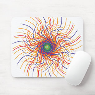 Speider eye / White BG Mousepad