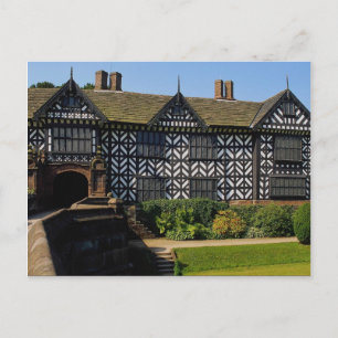 Speke Hall, Tudor half timbered house, Merseyside, Postcard