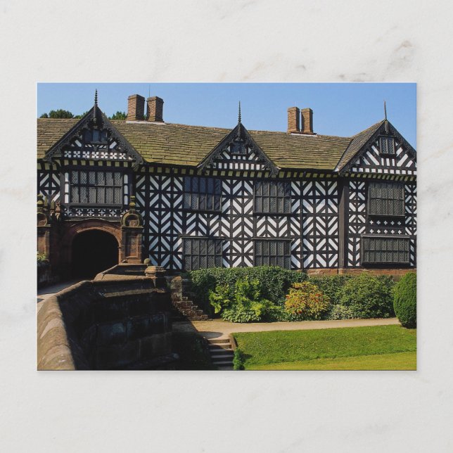 Speke Hall, Tudor half timbered house, Merseyside, Postcard (Front)