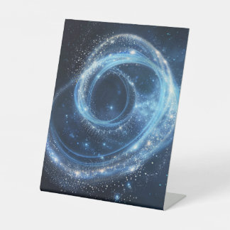 Spell Begins with Breath – Star Trail Sigil Pedestal Sign