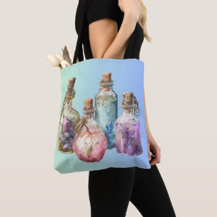 Spell Bottles Potion Bottle Pastel Halloween Tote Bag