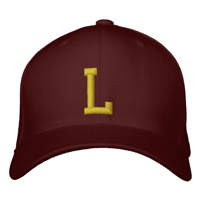 Spell it Out Initial Letter L Ball Cap (Front)